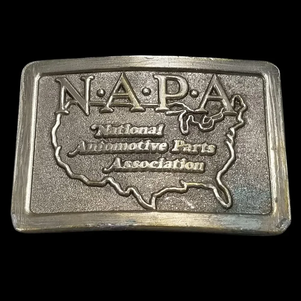 NAPA Belt Buckle Automotive Parts Association Collectible Car By Lewis Buckles‎